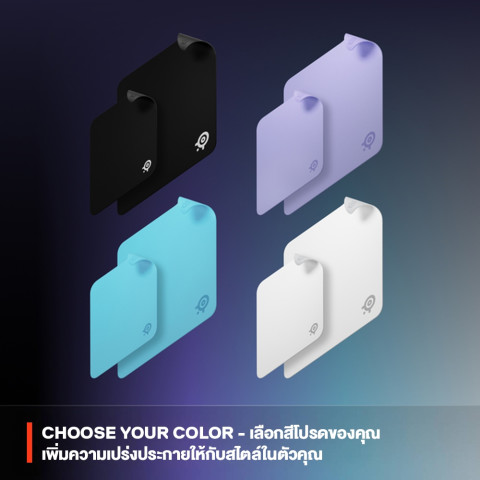 SteelSeries QcK Gaming Mousepad แผ่นรองเม้าส์ แบบ Control รุ่นเริ่มต้น ผ้า Micro-woven cloth S/L Image5