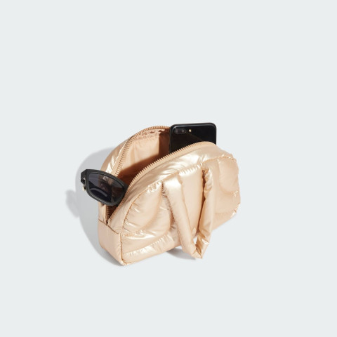 adidas ไลฟ์สไตล์ กระเป๋าโบว์ลิ่งขนาดเล็กสีเมทัลลิก Unisex สีทอง IY4095 Image4