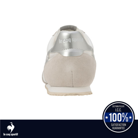 le coq sportif รองเท้าชาย-หญิง รุ่น LCS NANCY CLASSIC สีขาว-เงิน (รองเท้าผ้าใบ,รองเท้าแฟชั่น) Image4