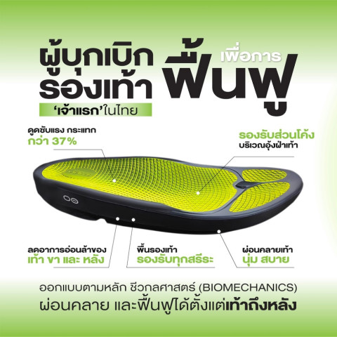 OOFOS OOmg Women's Sport Lace White รองเท้าเพื่อการฟื้นฟู Image2