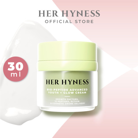 HER HYNESS BIO-PEPTIDE ADVANCED YOUTH + GLOW CREAM  30ML ไบโอเปปไทด์ ครีม 30มล.