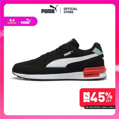 PUMA Basics รองเท้ากีฬา Graviton สีดำ - 38073866 Image1
