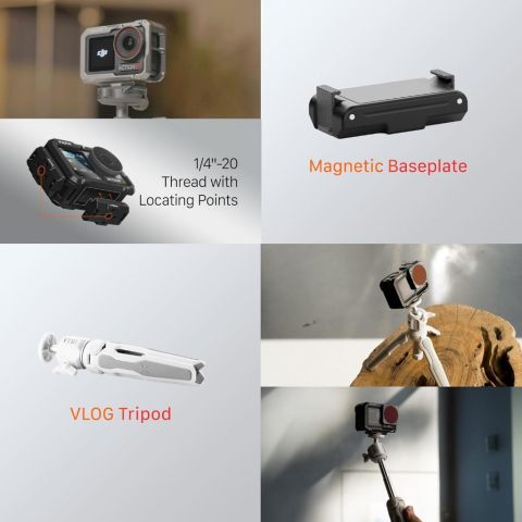 Tilta อลูมิเนียมกรงกล้องเต็มรูปแบบสําหรับ Dji action 3Dji action 4Dji action 5 pro Image4