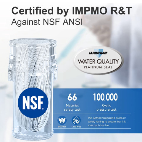 ALTHY เคาน์เตอร์ก๊อกน้ําเครื่องกรองน้ําดื่มเครื่องฟอกอากาศระบบอัลตราไวโอเลต ลดแบคทีเรีย 99% คลอรีน โลหะหนัก กลิ่น Image2