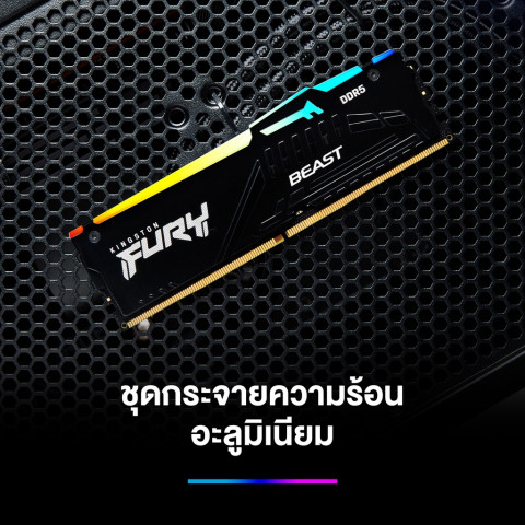 Kingston FURY Beast 5600MHz DDR5 RGB (KF556C40BBAK2) - หน่วยความจำ (แรมพีซี) Image3