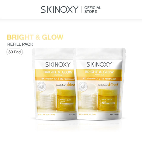 [ใหม่!! Refill Pack] SKINOXY Toner Pad Refill โทนเนอร์แพด รีฟิลแพ็ค สุดคุ้ม ขนาด 80 แผ่น (มีให้เลือก 2 สูตร) Image3