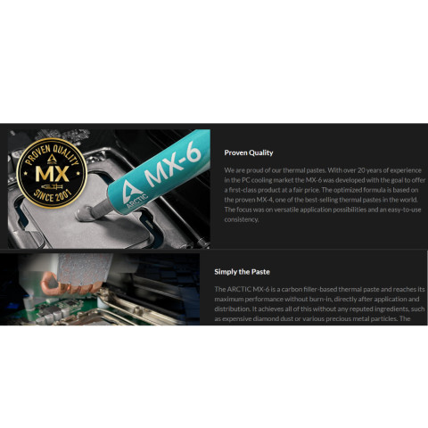 ARCTIC MX-6 (2 ,4 ,8 GRAMS)(Thermal compound/ ซิลิโคนนำความร้อน) Image5