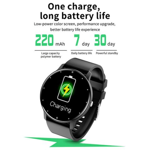 Kinkong🔥มีสินค้าพร้อมส่ง🔥 นาฬิกา smart watch แท้ ของแท้ สมาร์ทวอทช์ 2022นาฬิกา smart watch 1.75 HD Screen แท้ จอสัมผัส IP67 กันน้ำนาฬิกาออกกำกายนาฬิกาวัดชีพจรนาฬิกานับก้าวการตรวจสอบกีฬใช้ได้กับ Android และ ios Image5