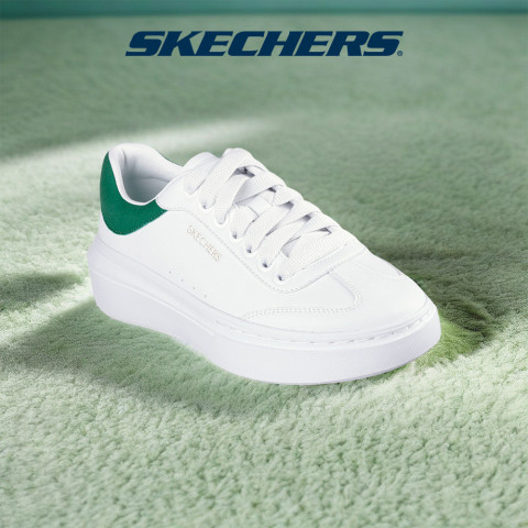 Skechers สเก็ตเชอร์ส รองเท้าผู้หญิง Women Cordova Court Classics Shoes - 185060-WGR - Air-Cooled Memory Foam Image1
