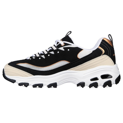 Skechers สเก็ตเชอร์ส รองเท้าผู้หญิง Women Online Exclusive Sport D'Lites Casual Shoes - 896204-BKGD Image4