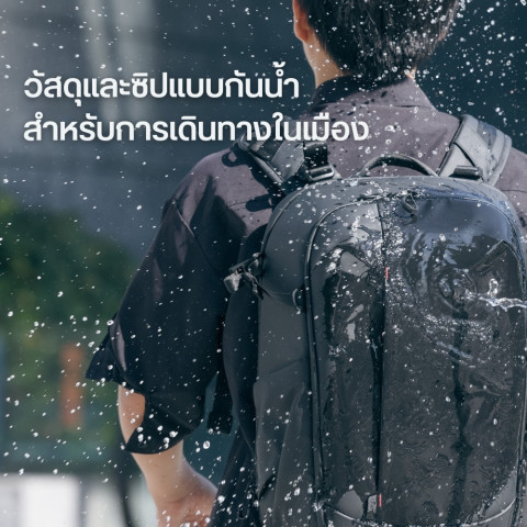 Ulanzi BP09 Camera Backpack กระเป๋ากล้อง DSLR เลนส์กล้อง ความจุ 22L กระเป๋าสะพาย กระเป๋าเป้ กันน้ำ Image6