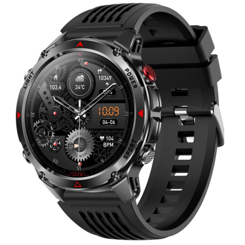 [สามารถตั้งค่าไทย ] ใหม่ HT37 สมาร์ทนาฬิกา GPS Sport Track บลูทู ธ พูดคุยไฟฉาย LED ขั้นตอนกลางแจ้งกีฬานาฬิกา Samsung VIVO Xiaomi OPPO Smartwarch สำหรับ iOS และ Android Image1