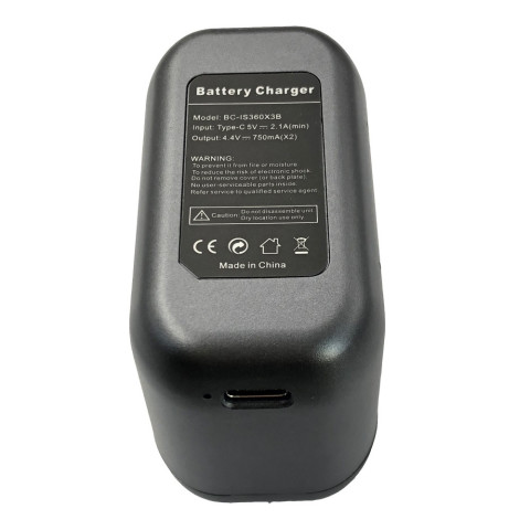 Puantes Insta360 X3 Insta360 X3 Storage Flip Double Slot Charger + แบตเตอรี่เหมาะสําหรับ Insta360 X3 Image6