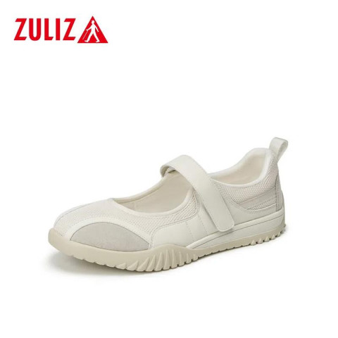 ZULIZ  หัวกลม แมรี่เจน 25227003D  ป้องกันการลื่น พื้นนุ่ม รองเท้าส้นแบนผู้ห สำหรับผู้หญิง สลิปออน Image6