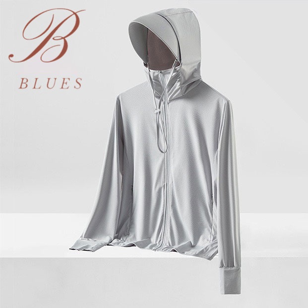 เสื้อคลุมกันแดด UPF50+  ระบายอากาศได้ดี เสื้อฮู้ดกันแดด เสื้อกันยูวี ผ้ายืดเนื้อดี ใส่สบาย สําหรับผู้ชาย ผ้านุ่มนิ่ม