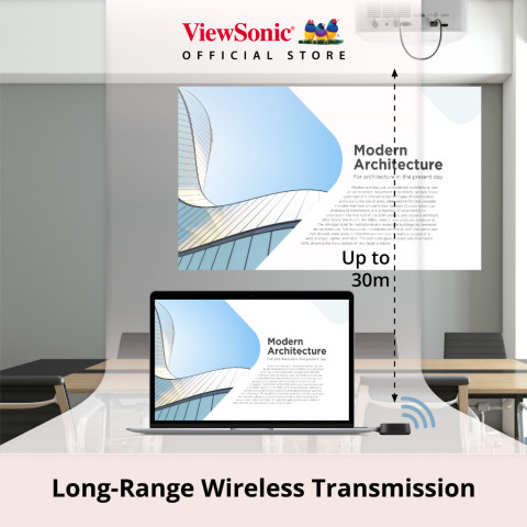 Viewsonic ViewShare WPD-900 Wireless Screen Casting Kit  (ชุดฉายภาพแบบไร้สาย) Image3