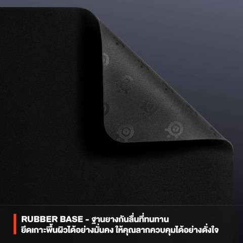 SteelSeries QcK Gaming Mousepad แผ่นรองเม้าส์ แบบ Control รุ่นเริ่มต้น ผ้า Micro-woven cloth S/L Image2