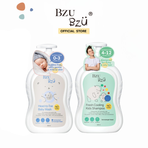 [แพ็คคู่] BZU BZU Head-to-Toe Baby Wash กลิ่น Calming Scent 600ml Image2
