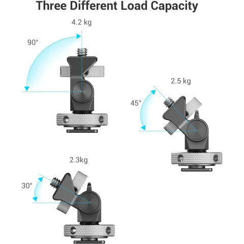 🔥ส่งไวจากไทย🔥Smallrig อุปกรณ์เมาท์ ขาตั้งหมุนได้ พร้อมเมาท์ยึดติด Cold Shoes สามารถปรับได้ Image8