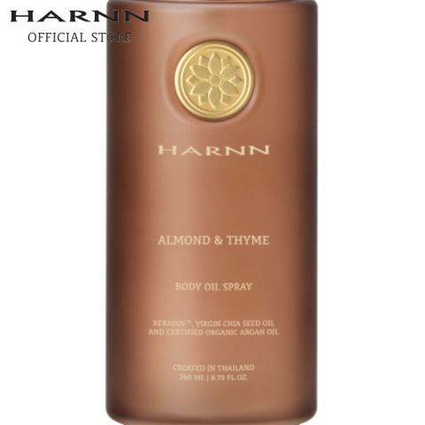 HARNN ALMOND & THYME BODY OIL SPRAY 260 ML. ออยบำรุงผิว บอดี้ ออยล์ ออยสเปรย์ เพิ่มความชุ่มชื่น ผลิตภัณฑ์บำรุงผิว Image2