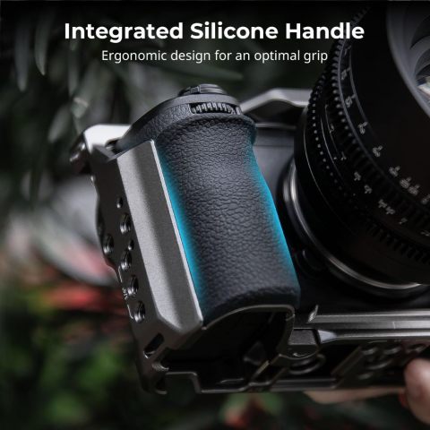 Smallrig สําหรับ Sony Alpha 6700, HawkLock Quick Release Cage Kit #5060, แผ่นติดรูปตัว ล พร้อมด้ามจับซิลิโคน #5061 Image3