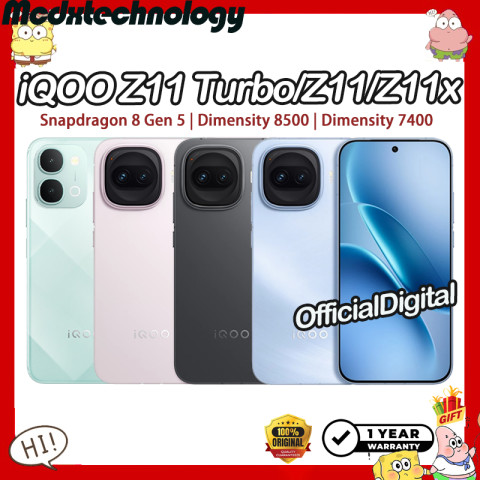 VIVO iQOO Z11 Turbo Snapdragon 8 Gen 5 iQOO Z11 Dimensity 8500 iQOO Z11x Dimensity 7400 iQOO Z10 Turbo+ Dual SIM Image1