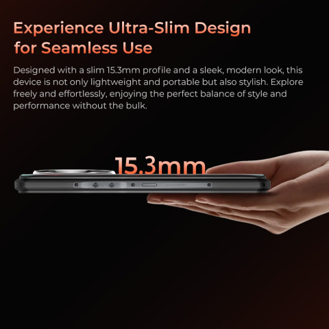 [สต็อกท้องถิ่น] OUKITEL WP55 PRO 5G มือถือ 48GB+512GB 11000mAh การชาร์จด่วน 33W디เซайнส์ ultra-slim 15.3 มม. 6.6” DISPLAY FHD+ อัตราการอัปเดต 120Hz 108MP+2MP Android 15 OTG NFC Sim 2 ฉบับ Image3