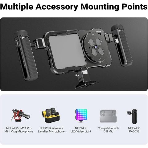 NEEWER PA146 Vivo X200 Ultra Phone Cage Kit (สีดํา) Image5