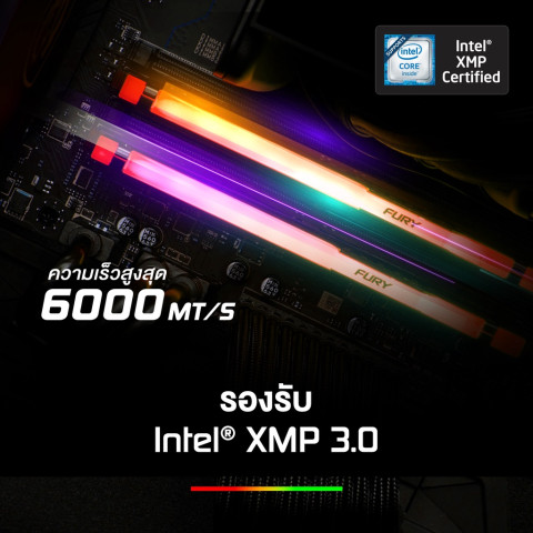 Kingston FURY Beast 5600MHz DDR5 RGB (KF556C40BBAK2) - หน่วยความจำ (แรมพีซี) Image2