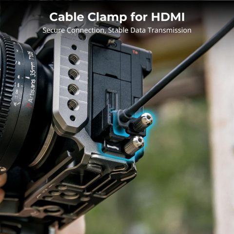 Smallrig สําหรับ Sony Alpha 6700, HawkLock Quick Release Cage Kit #5060, แผ่นติดรูปตัว ล พร้อมด้ามจับซิลิโคน #5061 Image4