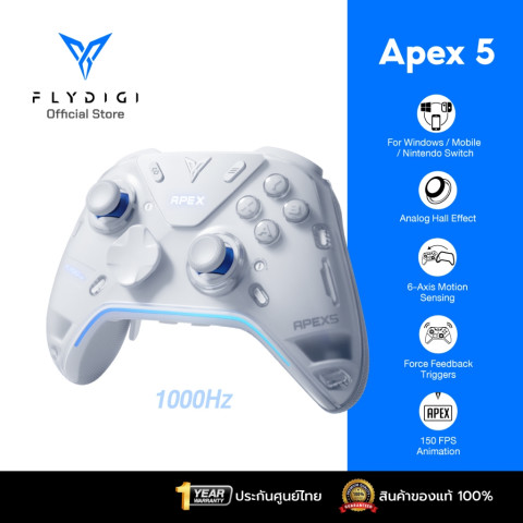 [ประกันศูนย์ไทย] จอยเกม  Flydigi Apex5 , Flydigi Apex4  จอยเกมส์ จอยเกมส์สำหรับมือถือ จอยเกมส์ pc  จอย nintendo switch Image1