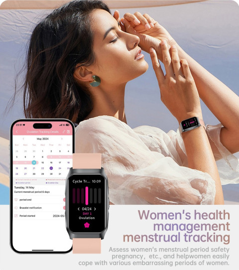 นาฬิกาวัดระดับน้ำตาลในเลือดแบบไม่รุกล้ำสมาร์ทวอท์ชวัดความดันโลหิตนาฬิกาอัจฉริยะแบบไม่รุกล้ำสำหรับผู้ชายผู้หญิงสร้อยข้อมือโทรผ่านบลูทูธนาฬิกาข้อมือสายรัดข้อมือฟิตเนสกีฬากันน้ำสำหรับแอนดรอยด์และ IOS Image4