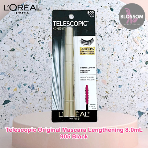 LOreal - Telescopic Original Mascara Lengthening 8.0mL มาสคาร่า ปัดขนตา เพิ่มความหนา ติดทน Image1