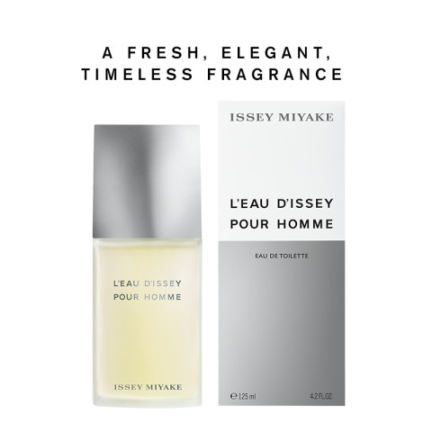 Issey Miyake LEau DIssey Pour Homme EDT น้ำหอมสำหรับผู้ชาย กลิ่นหอมสดชื่นจากผล Yuzu สง่างาม ไร้กาลเวลา Image3