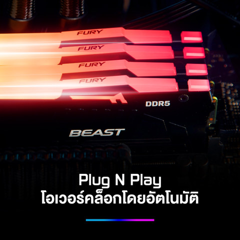 Kingston FURY Beast 5600MHz DDR5 RGB (KF556C40BBAK2) - หน่วยความจำ (แรมพีซี) Image6