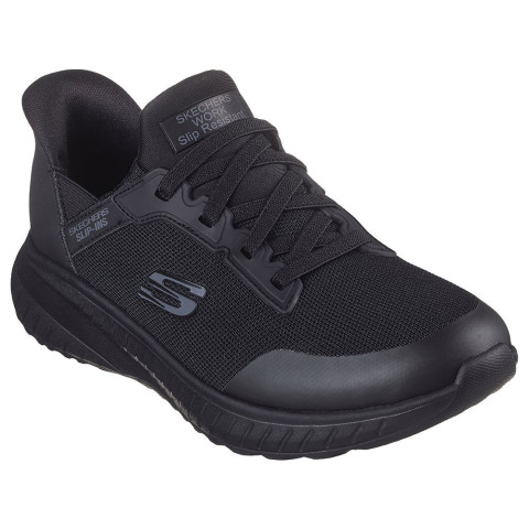 Skechers สเก็ตเชอร์ส รองเท้าผู้หญิง Women Squad Chaos SR Works Shoes - 108159-BLK - Air-Cooled Memory Foam Image2