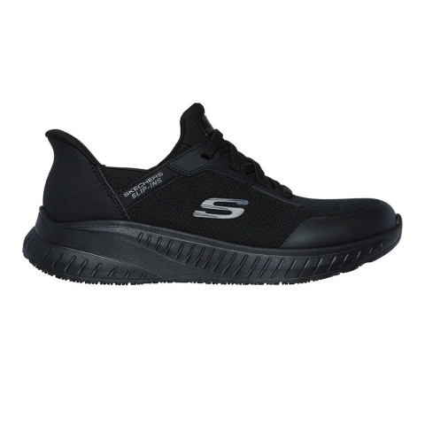 Skechers สเก็ตเชอร์ส รองเท้าผู้หญิง Women Squad Chaos SR Works Shoes - 108159-BLK - Air-Cooled Memory Foam Image6