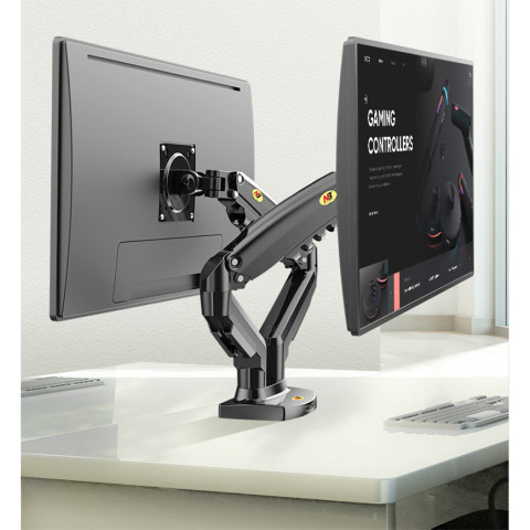 North Bayou NB F160 อุปกรณ์เมาท์ขาตั้ง สปริงแก๊ส หมุนได้ 360 องศา 17 นิ้ว -27 นิ้ว รับน้ําหนักได้ 2-9 กก. Image3