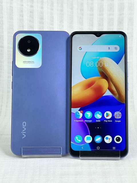 วีโว้ y02 หน้าจอ 6.51 แรม2รอม32พร้อมส่ง แบตทน รองรับทุกเครือข่ายแถมชุดชาร์จฟรี(Android 12) Image4