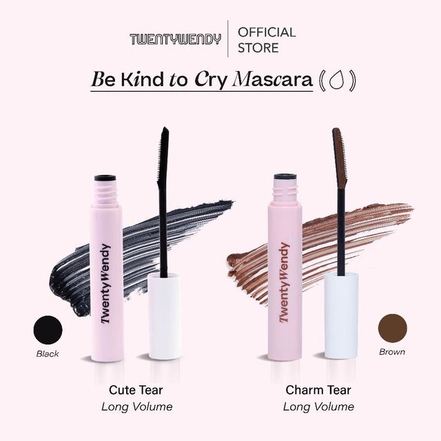 twentywendy | Be Kind to Cry | Mascara Long Volume ที่ช่วยให้ขนตาดูยาว จับช่อ เเละหนาขึ้น