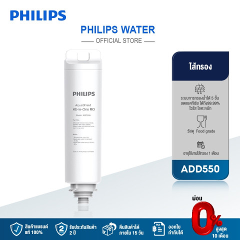 Philips water Filter ADD550 RO ไส้กรอง สำหรับเครื่องกรองน้ำรุ่นRO ADD6910 Image7