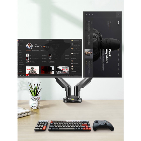 North Bayou NB F160 อุปกรณ์เมาท์ขาตั้ง สปริงแก๊ส หมุนได้ 360 องศา 17 นิ้ว -27 นิ้ว รับน้ําหนักได้ 2-9 กก. Image8