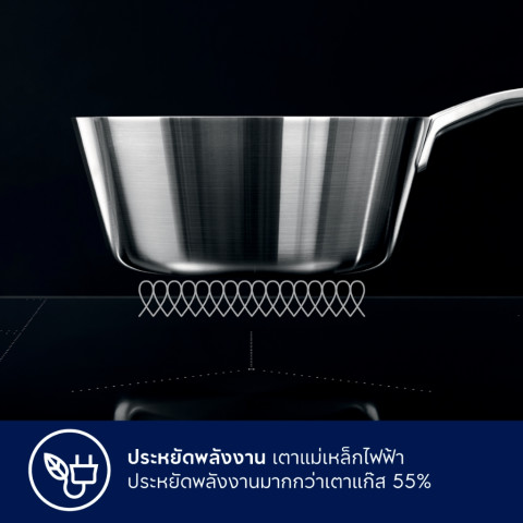 Electrolux เตาแม่เหล็กไฟฟ้าชนิดตั้งโต๊ะ แบบ 1 หัวเตา 2,100 วัตต์ ขนาด 28 ซม. รุ่น ETD42SKR Image4