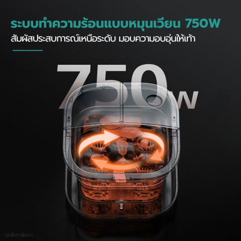 Philips เครื่องสปาเท้า เครื่องนวดสปาเท้า อ่างสปาเท้า อ่างแช่เท้า นวดฝ่าเท้า พับเก็บได้ เครื่องนวดฝ่าเท้า PPM6502 Image4