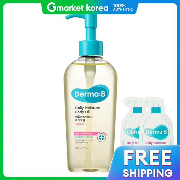 Derma B | บอดี้ออยล์ Daily 200 มล. + ตัวอย่าง 2 ชิ้น (สุ่ม)