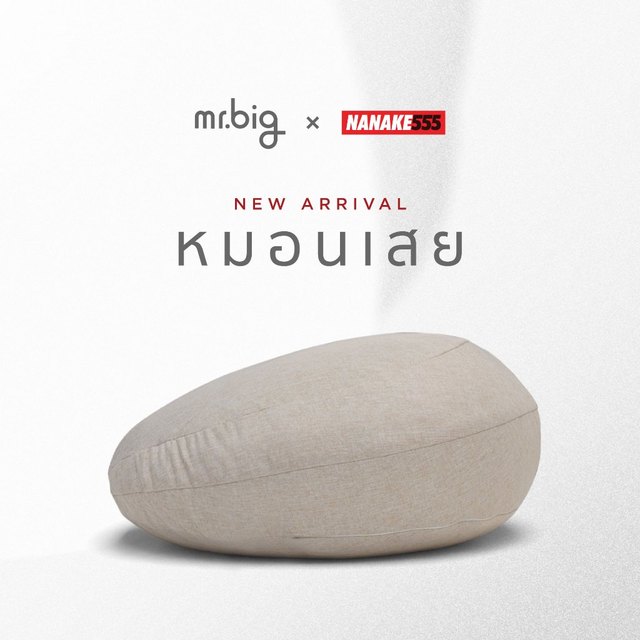 หมอนเสย™ จาก mr.big x NANAKE555 หมอนสำหรับคู่รัก ออกแบบโดยนักกายภาพบำบัด
