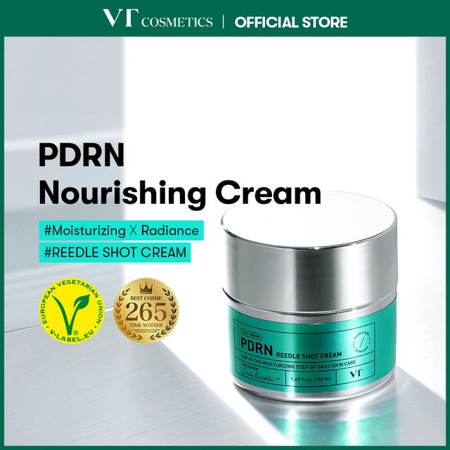 [VT] PDRN Reedle Shot Cream Vegan Plant-Drived PDRN for skin glow Nourishing cream [Official Flagship]