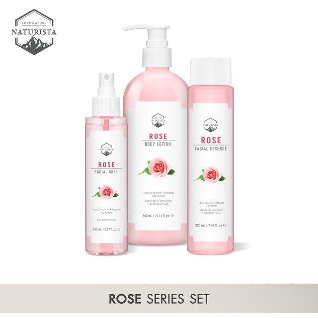 Naturista Rose Special Set ชุดบำรุงผิว ช่วยเพิ่มความกระจ่างใส ให้ผิวหน้าเนียนนุ่มซื้อเป็นเซตถูกกว่า!