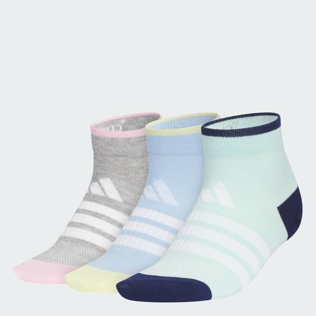 adidas ไลฟ์สไตล์ ถุงเท้าหุ้มข้อสำหรับเด็ก CLIMACOOL (3 คู่) เด็ก สีเทา JL5180
