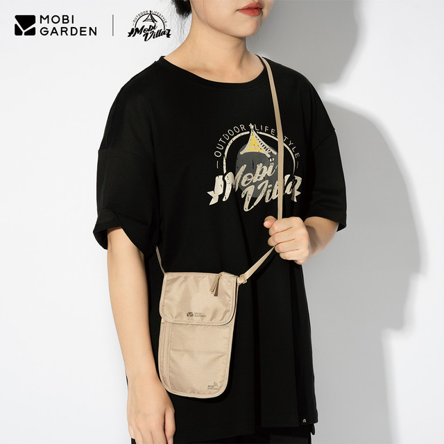 Mobi GARDEN กระเป๋าเดินทาง ขนาดเล็ก น้ําหนักเบา กันขโมย แบบพกพา สําหรับใส่หนังสือเดินทาง